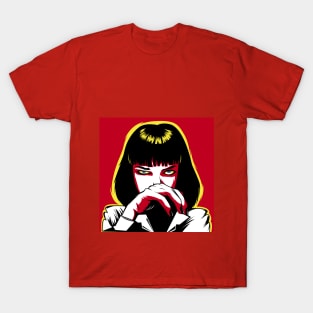 Mia wallace overdose t shirt deals